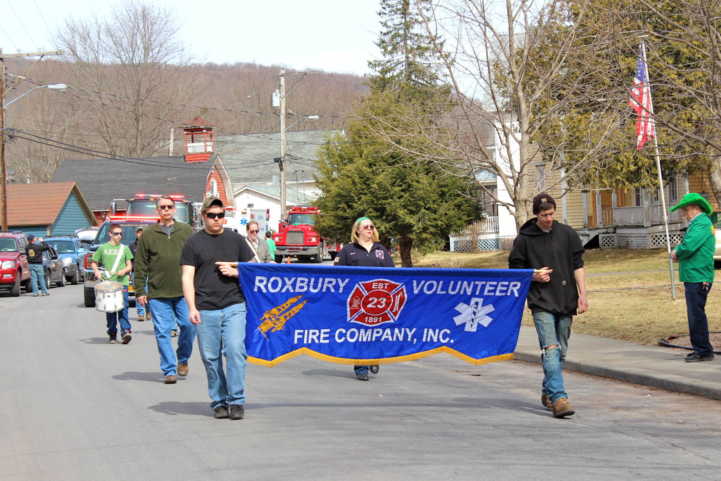 Roxbury Fire Dept Hville parade 2016