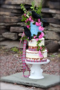 Scottish inspired wedding cake by Holiday Farm Biscuit Co.