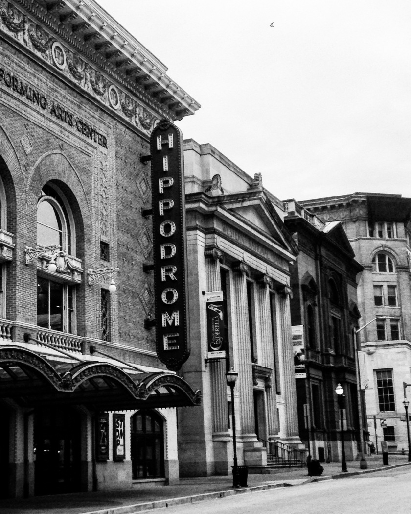 Hippodrome, Baltimore, B/W by Becca Andre